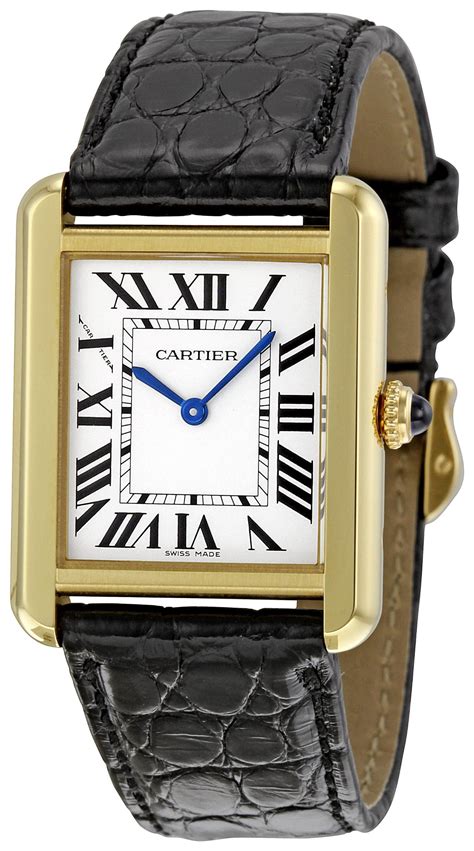 cartier uhr lederband|cartier leather watch material.